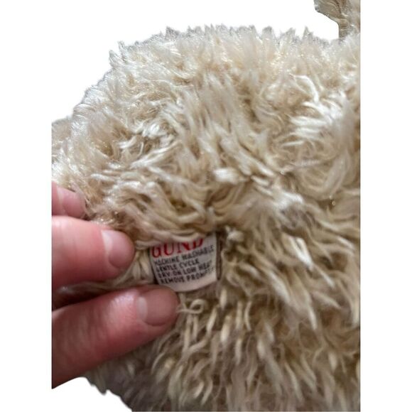 Gund Tan Beige Shaggy Soft Furry Teddy Bear Plush Stuffed Animal Toy 17" - Picture 7 of 11